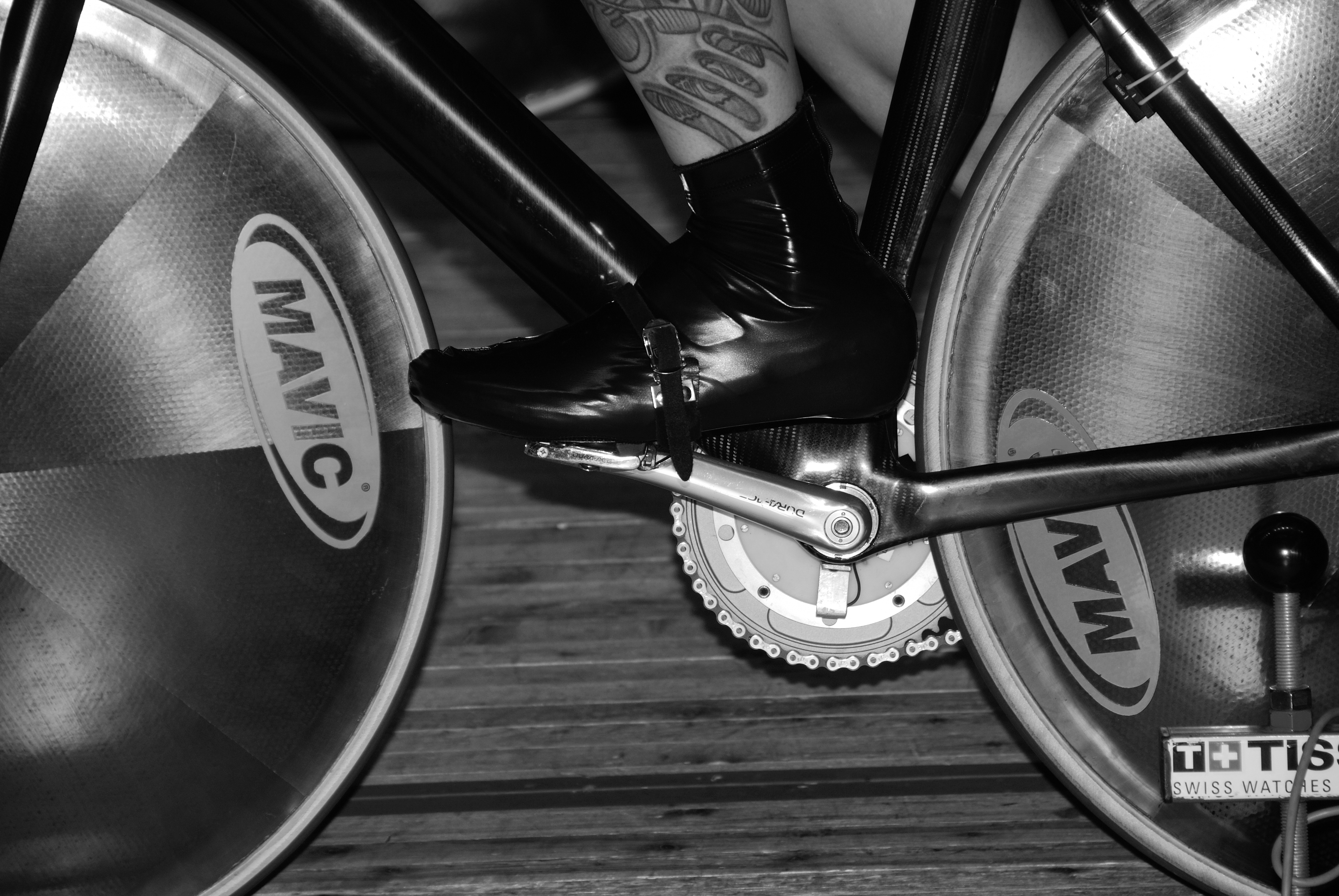 Velodrome interior, observed from the stands